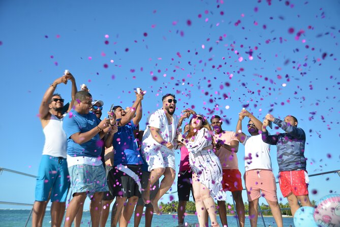 Private Party Boat Cruise: Sound System, Open Bar, Natural Pool - Leaving Bávaro Beach for a three-hour Caribbean outing