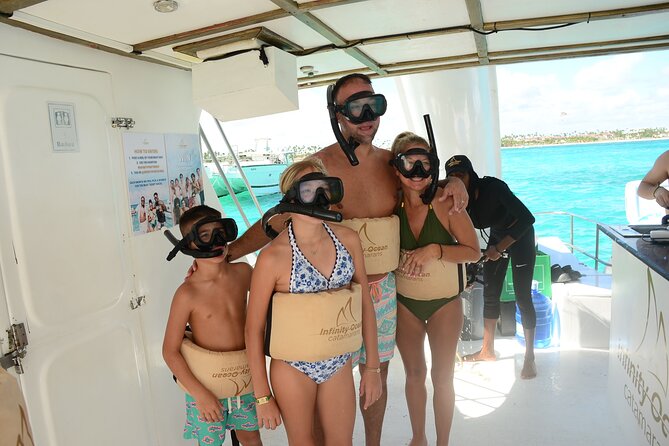 Private Party Boat Experience in Punta Cana - Swimming and snorkeling in Caribbean water