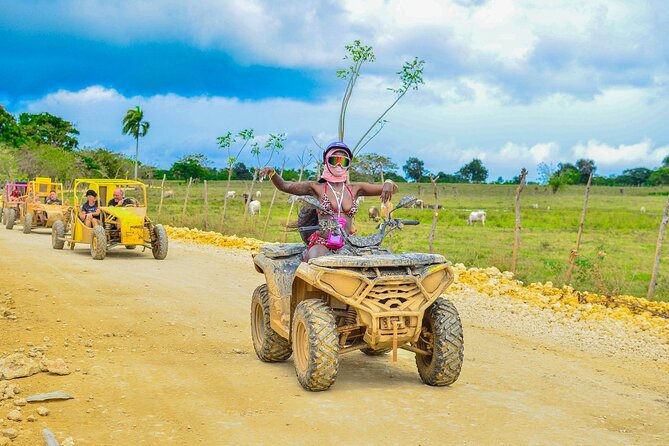 Private Punta Cana ATV Tour Adventure - Swimming at Los Hoyos del Salado