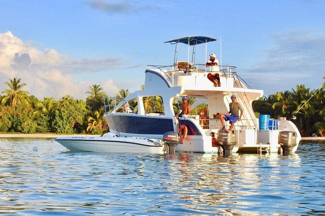 Private VIP Catamaran Party Boat Punta Cana Bavaro - First stop: snorkeling at a coral reef