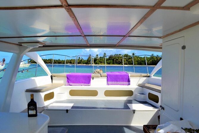 Private VIP Catamaran Party Boat Punta Cana Bavaro - Setting off from Playa Jellyfish Bavaro
