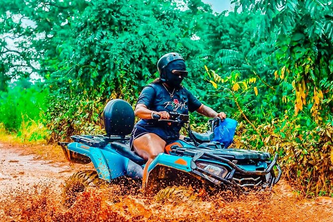 Punta Cana: Amazing ATV Adventure Private Road & Beach W/ PickUp - Macao Beach in a 25-minute window
