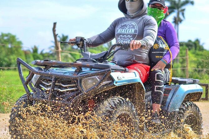 Punta Cana: Amazing ATV Adventure Private Road & Beach W/ PickUp - Shopping, village scenery, and the local side of Punta Cana