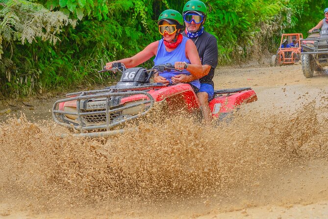 Punta Cana ATV Adventure - Driving from the resort zone into the countryside