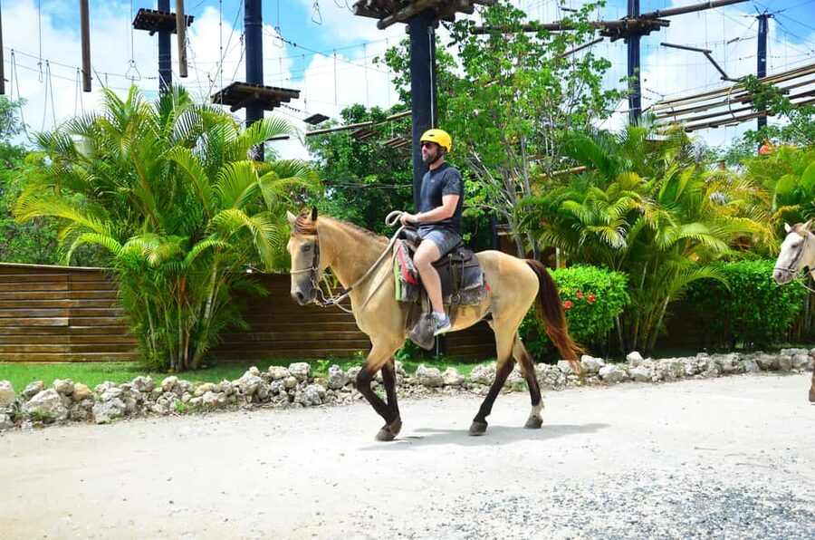 Punta Cana: Bavaro Adventure Park Full-Access Ticket & Lunch - Six zipline circuits and the final splash