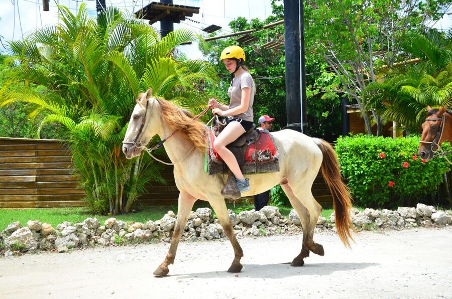 Punta Cana: Bávaro Adventure Park Horse Riding & Waterfalls - The Waterfall Pool and the quieter cenote stop