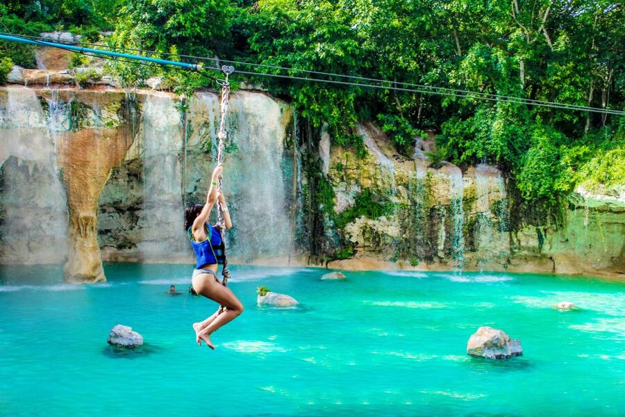 Punta Cana: Blue Hole and Scape Park Cap Cana Entry Ticket - Saltos Azules, where the water does the work