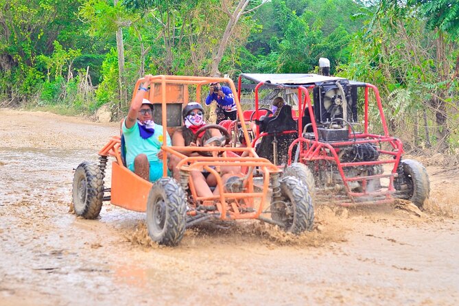 Punta Cana Buggy Adventure Playa Macao and Dune with Safari. - Playa Macao, golden sand, and a cave pool