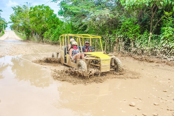 Punta Cana Buggy with Cave Dip, Mamajuana Tasting & Macao Beach - Starting the buggy ride through the countryside