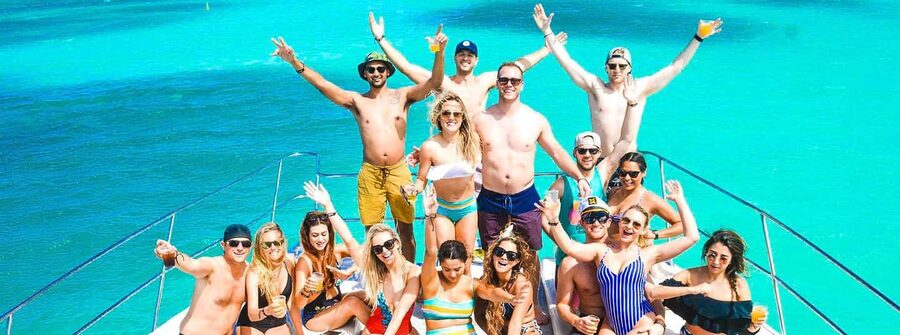 Punta Cana: Catamaran Boat Party with Unlimited Drinks - The natural ocean pool stop