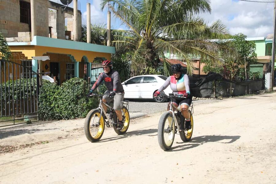 Punta Cana E-bike tour: Macao, El Salado, Ceiba, El Caño - Pickup from six Punta Cana areas