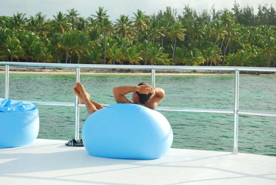 Punta Cana Floating Ocean Spa Experience with Massage & Yoga - Pickup from your hotel and the trip to the boat
