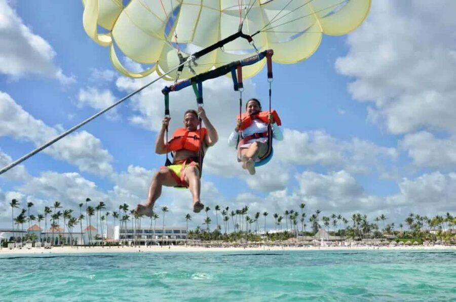 Punta Cana: Parasailing Experience with Round-Trip Transfer - Boarding the boat and getting ready