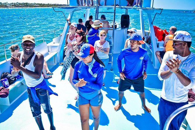 Punta Cana Party Boat:open bar - Boarding the two-story catamaran