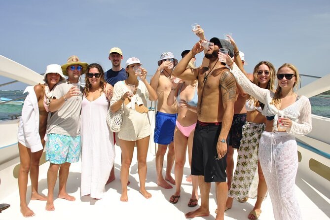Punta Cana Party Boat Snorkeling with Music DJ and Open Bar - Playa Bibijagua gives you the first snorkel stop