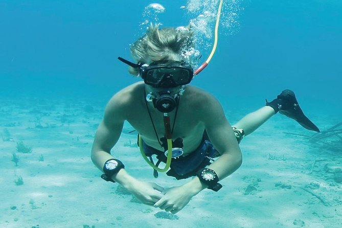 Punta Cana Party Cruise with Snorkeling, Hooka Diving and Parasailing - The waist-deep party stop