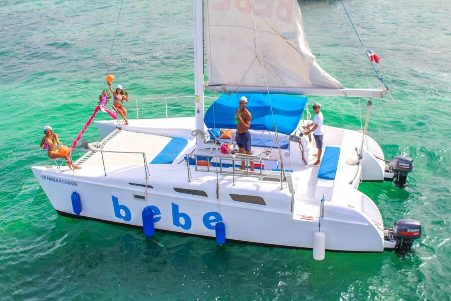 Punta Cana Private Catamaran (Small Group) - The natural pool and floating bar