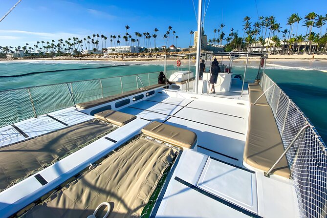 Punta Cana Private Catamaran with Snorkeling, Lunch & Open Bar - A calm natural pool for an easier swim