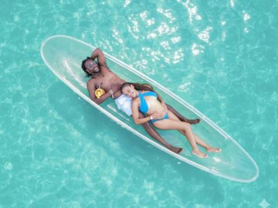 Single Clear Kayak Photoshoot