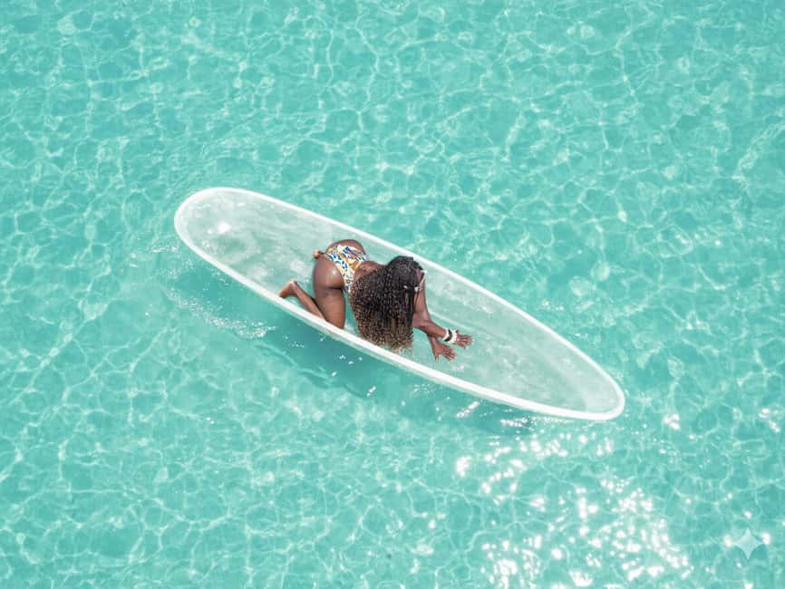 Punta Cana: Single Clear Kayak Photoshoot - Who will enjoy this most