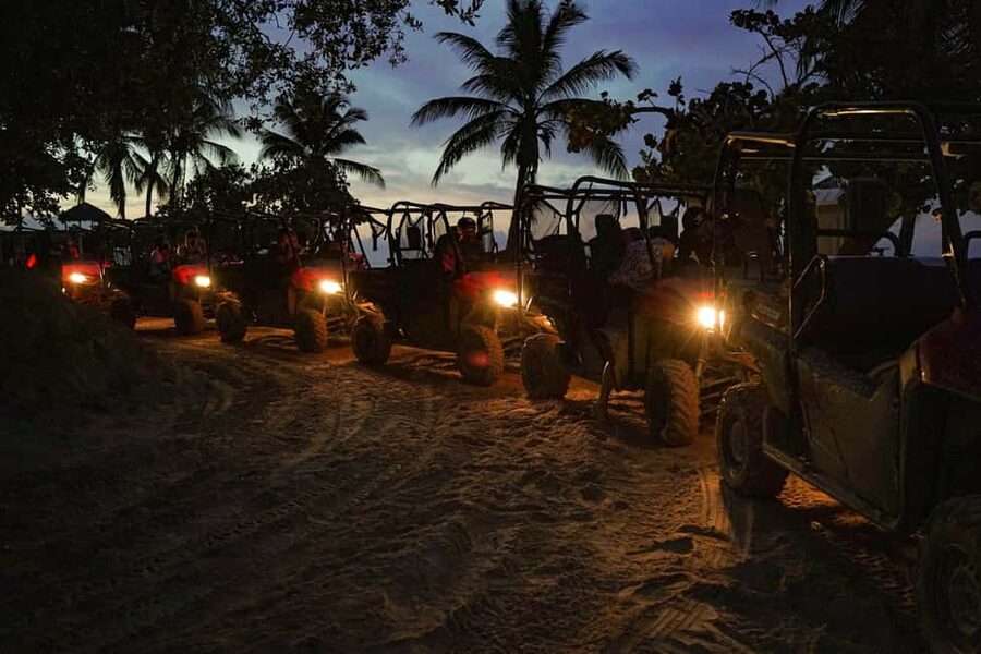 Punta Cana: Sunset Buggy Tour With Cave Swim and Dance Show - Taino dancing by the bonfire