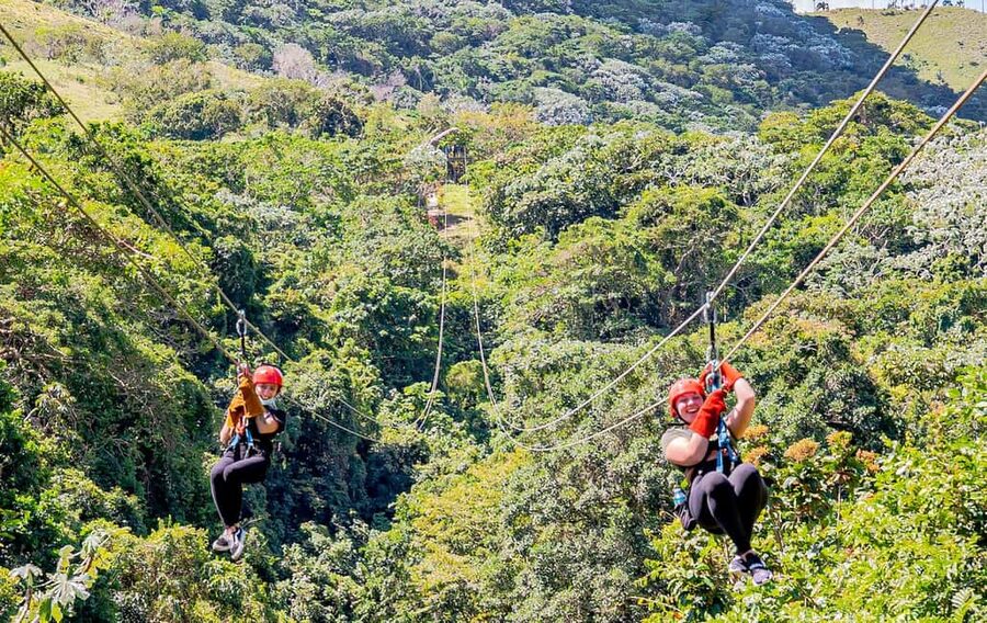 Punta Cana: Triple Jungle Adventure Park Tour with Tastings - Early pickup and the ride inland