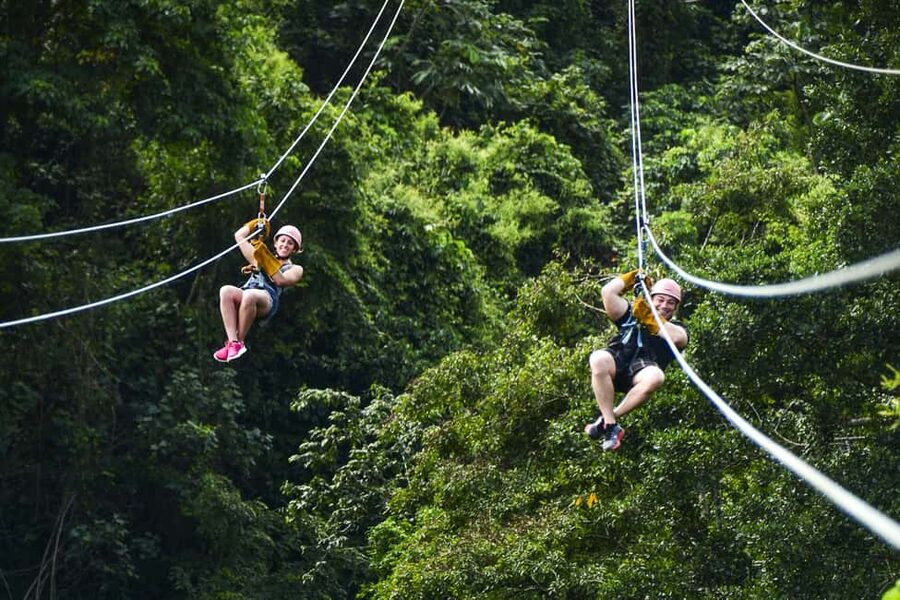 Punta Cana: Ziplines Adventures & Monkeyland Entry - Getting ready for the 18-platform course