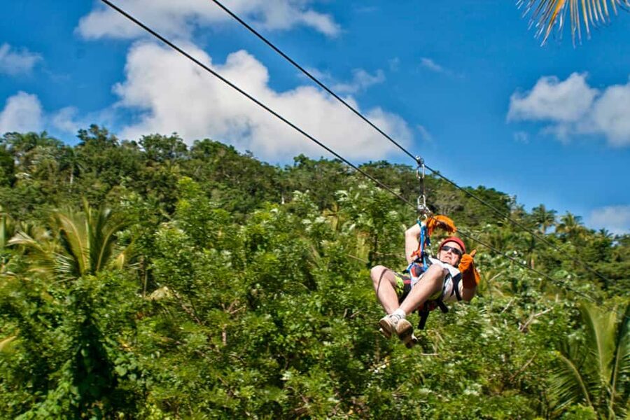 Rainforest Ziplining Adventure - Eight cables through the Punta Cana rainforest