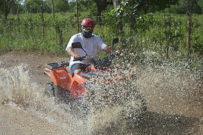 River Cave and Macao Beach Half-Day Quad Bike Adventure - Swimming in the underground river cave
