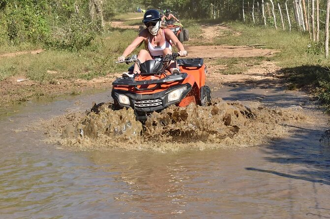 River Cave and Macao Beach Half-Day Quad Bike Adventure - Riding the ATV trails through the Dominican countryside