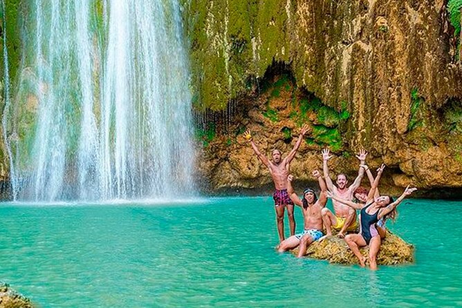 Samaná El Limón Waterfall and Isla Cayo Levantado from Punta Cana - Safari truck into the Samaná hills