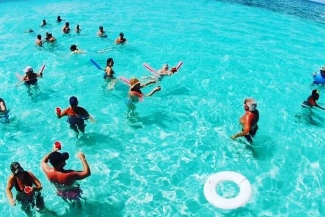 Sand Bar Punta Cana, Snorkeling, Party Boat, Booze Cruise Party - Passing Dolphin Island