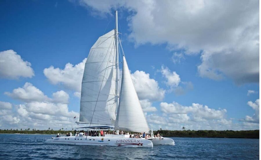 Saona Island all day with lunch and open bar departing from Punta Cana - The speedboat ride brings a different finish