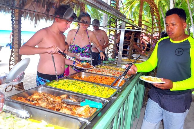 Saona Island Catamaran Cruise Experience (All Inclusive) - Beach-club access and buffet lunch