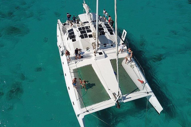 Saona Island small group and relax - luxury catamaran - Catuano reef: your first chance to snorkel