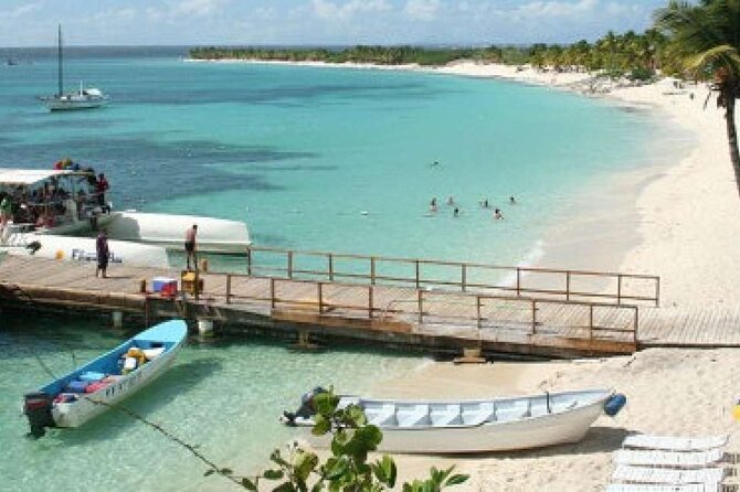 Saona Island Tour from Punta Cana with Lunch, Open Bar & Pickup - Nearly three hours on Saona Island