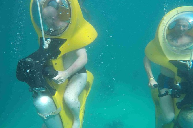 Scuba Doo Diving Scooters in Punta Cana - Riding the Scuba Doo beneath Punta Cana