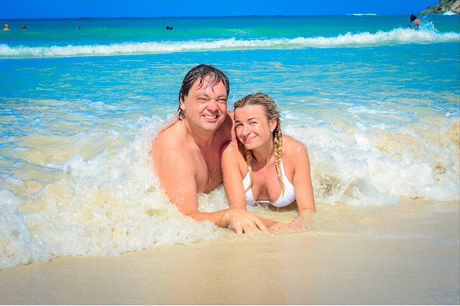Sharks & Stingrays Encounter and Small Boat Ride from Punta Cana - The banana boat ride and beach swim