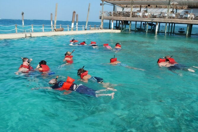 Sharks & Stingrays Snorkeling in Punta Cana with Parasailing - Catamaran time and the natural pool finish