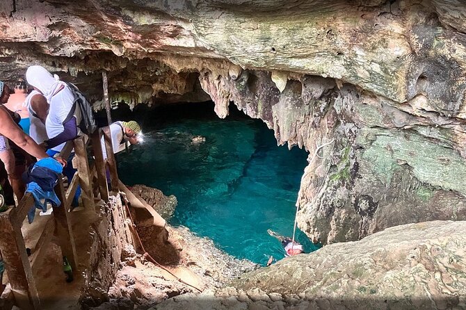 Small-Group Off-Road Buggies At Punta Cana - Los Hoyos del Salado, a clear-water cave stop