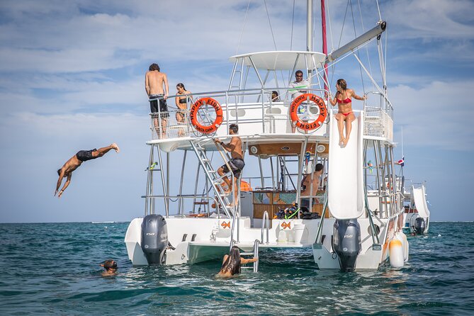 Small Group Punta Cana Snorkeling with Premium Open Bar - Paddle boards, a waterslide, and the sandbar stop