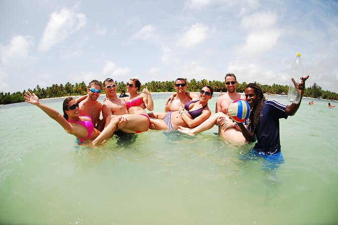 Small Group: Snorkeling Cruise Adventure around the Punta Cana Coast - The natural swimming pool and in-water bar
