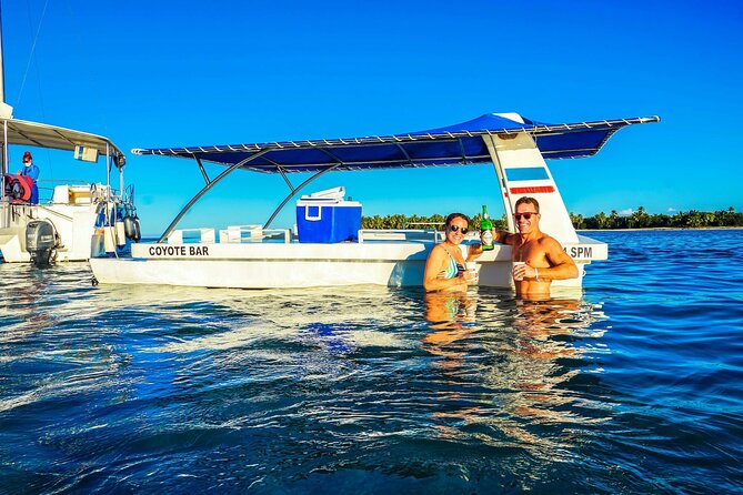 Snorkeling and Swimming on a Caribbean Cruise by Sharky Catamarans - Four hours built around water, food, and a floating bar
