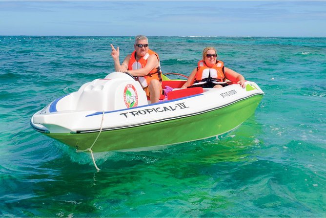Speed Boat - from Punta Cana! - The coral reef snorkeling stop