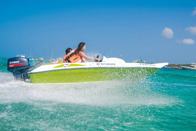 Speedboat Adventure in Punta Cana - The natural swimming pool stop