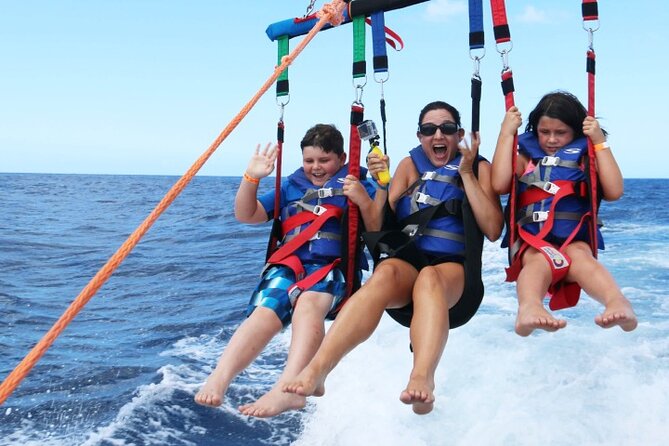 Speedboats and Parasailing Combo - The one serious warning about shopping stops