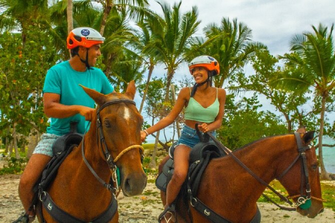 Swimming with Horses at the Beach from Punta Cana Free transportation - The staff and horse care