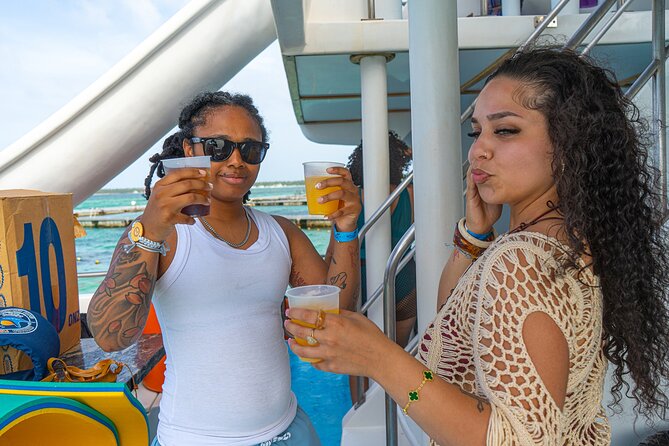 The Wildest Hip Hop Party Boat in Punta Cana Adults Only - The optional snorkeling stop near the coral reef