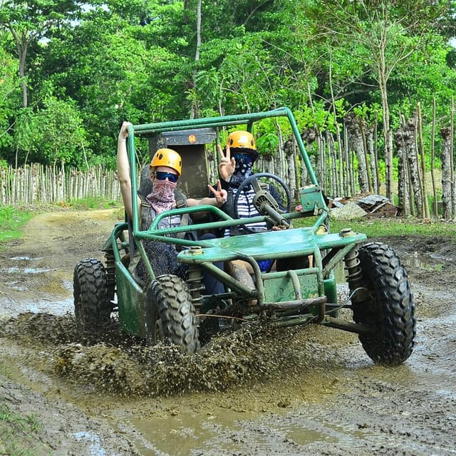 Tour in buggy half-day and beach cenote :Punta Cana - Macao Beach and Caribbean free time