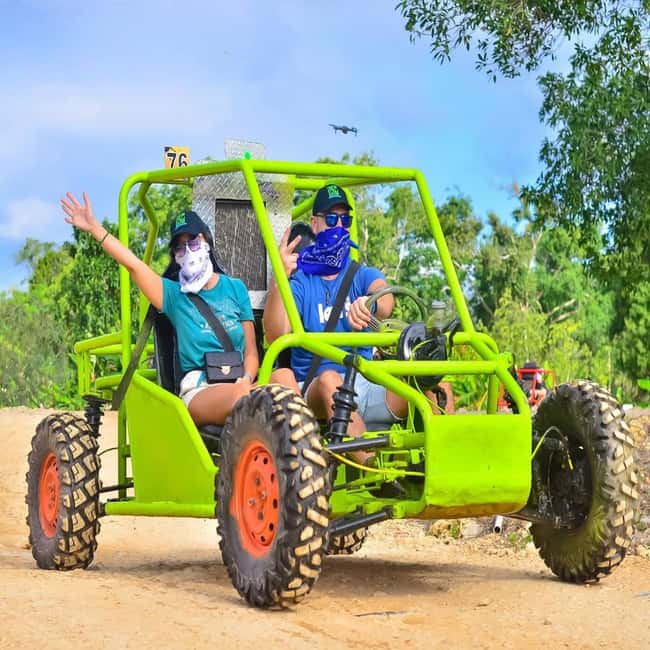Tour in buggy half-day and beach cenote :Punta Cana - Pickup from Punta Cana, Uvero Alto, or Cap Cana